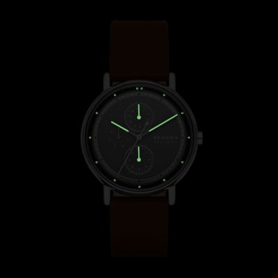 スカーゲン　腕時計 SIGNATUR　SKW6941 Signatur Multifunction Brown Leather Watch SKW6941 - Skagen