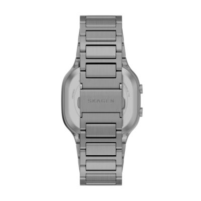 Mellem デジタル ガンメタル ステンレススチールウォッチ SKW6947 - Skagen