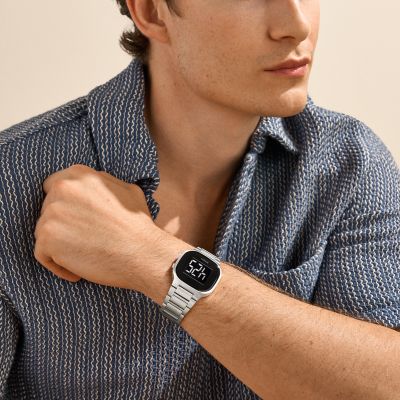 Mellem デジタル シルバー ステンレススチールウォッチ SKW6948 - Skagen