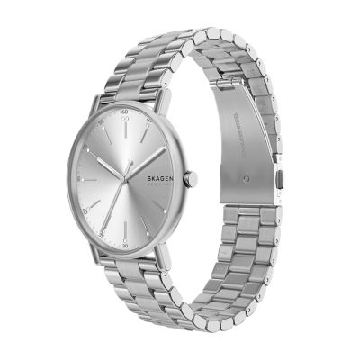 Signatur Three-Hand Stainless Steel Watch SKW6950 - Skagen