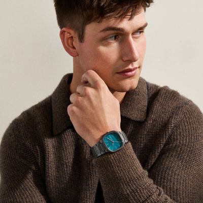 Mellem Three-Hand Gunmetal Stainless Steel Watch SKW6954 - Skagen