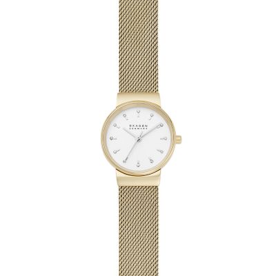 Skagen ancher 2025 steel mesh watch