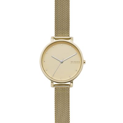 Skagen hagen blue steel mesh clearance watch