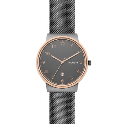 Skagen ancher 2025 steel mesh watch