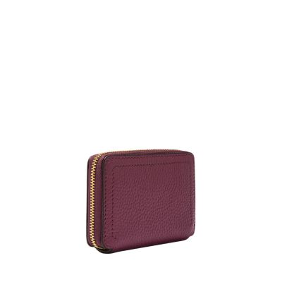 Logan RFID Zip Around Card Case