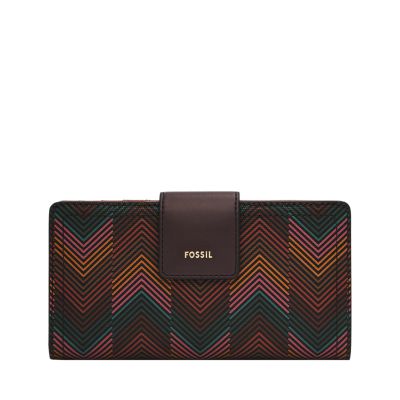 Fossil logan tab clutch sale