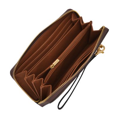 Logan RFID Zip Clutch