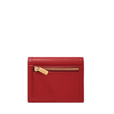 Fossil Logan RFID Tab-koppeling Portemonnee Voor Dames - Leer Met Polsbandje