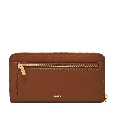 Logan RFID Zip Around Clutch - SL10096388 - Fossil