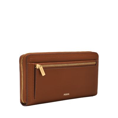 Logan RFID Zip Around Clutch - SL10096388 - Fossil
