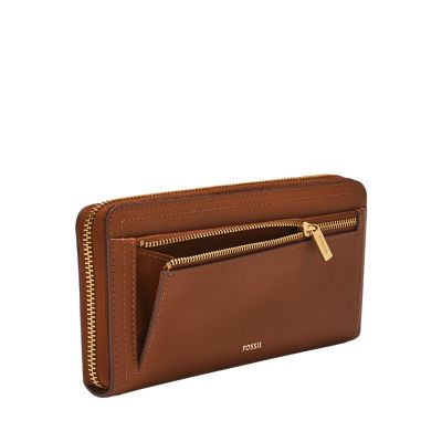 Logan RFID Zip Around Clutch - SL10096388 - Fossil