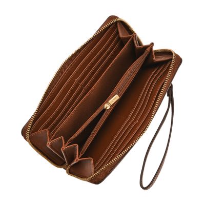Logan RFID Zip Around Clutch - SL10099994 - Fossil