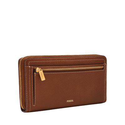 Logan RFID Zip Around Clutch - SL10099994 - Fossil