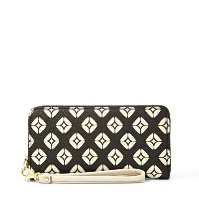 Sydney Zip Clutch Fossil
