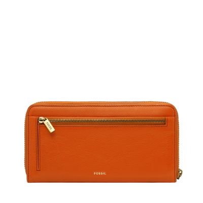 Logan zip around clutch on sale fossil