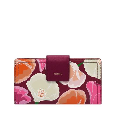 Fossil logan best sale rfid tab clutch