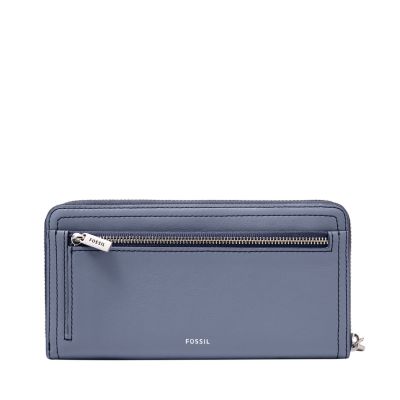 Logan RFID Zip Clutch - SL6509550 - Fossil