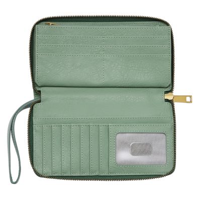 Fossil liza zip hot sale around clutch