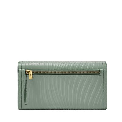 Fossil logan flap on sale clutch