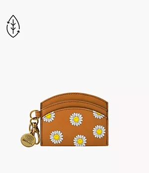 Fossil x Smiley® Cactus Leather RFID Card Case