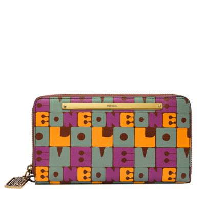 Fossil Women's CEDELLA MARLEY X FOSSIL International Women's Day Limited Edition Liza Zip Around Clutch