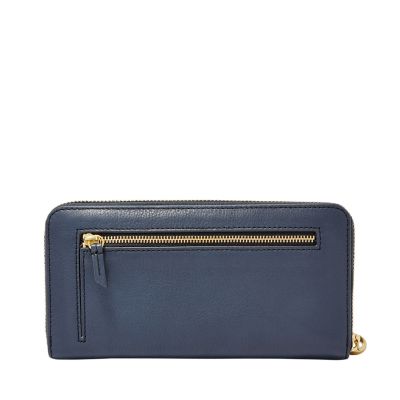 Emma RFID Large Zip Clutch
