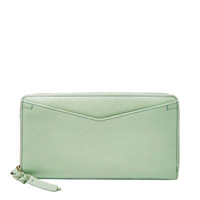 Caroline RFID Zip Around Wallet