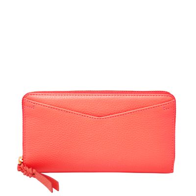 Caroline RFID Zip Around Wallet - Fossil