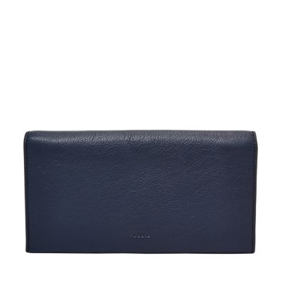 Caroline RFID Continental Flap Wallet - Fossil