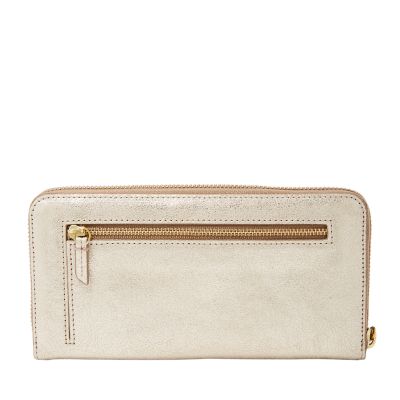 Fossil emma hot sale zip clutch