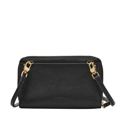 Fossil raven 2024 wallet crossbody