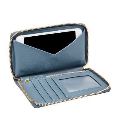 Caroline RFID Smartphone Zip Around Wallet