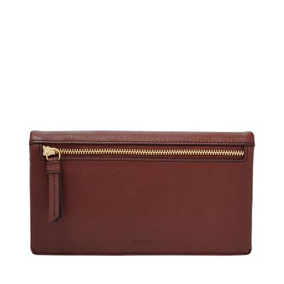 Abree Slim Clutch Wallet - Metallic Multi