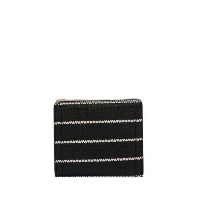 Fossil Women&s Small Logan RFID Bifold Wallet - Black