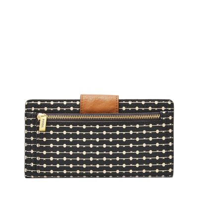 Fossil best sale tab clutch