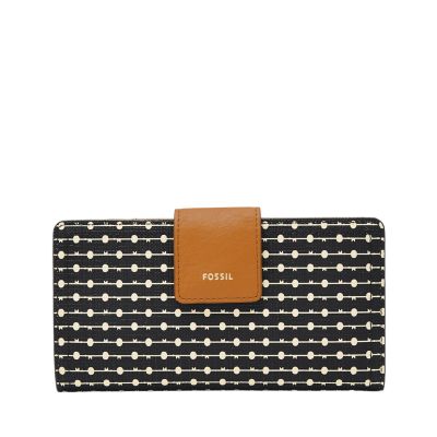 Fossil tab clutch discount wallet