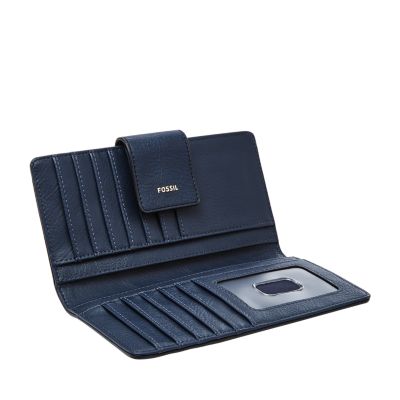 Fossil logan tab clutch wallet sale