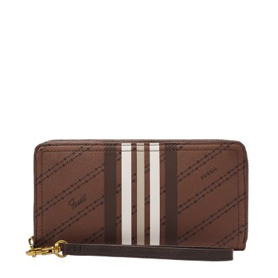 Logan RFID Zip Clutch - SL7828199 - Fossil