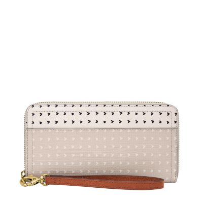 Logan RFID Zip Around Clutch - SL7828745 - Fossil