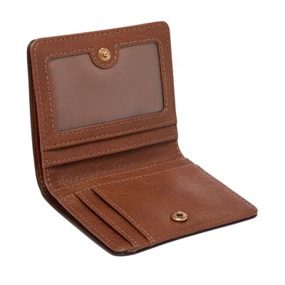 My Fossil Logan Small RFID Bifold wallet holds everything I need