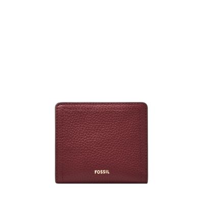 Red for Logan Small RFID Bifold