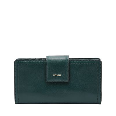 Flat hard case clutch on sale wallet