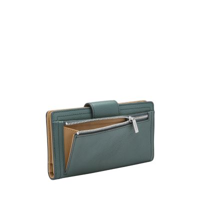 Fossil tab clutch wallet sale