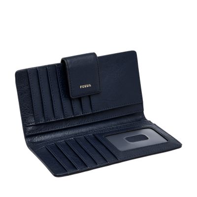 Wallet Clutch w/ Tabs in Electric Blue