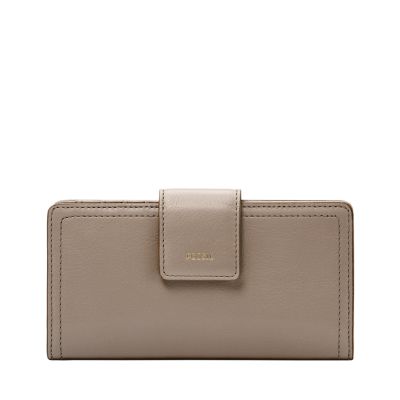 Fossil logan tab clutch sale