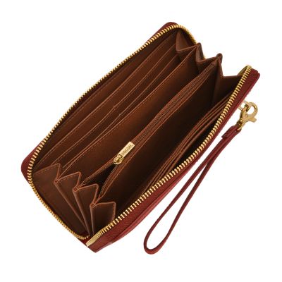 Logan RFID Zip Clutch SL7831223 Fossil