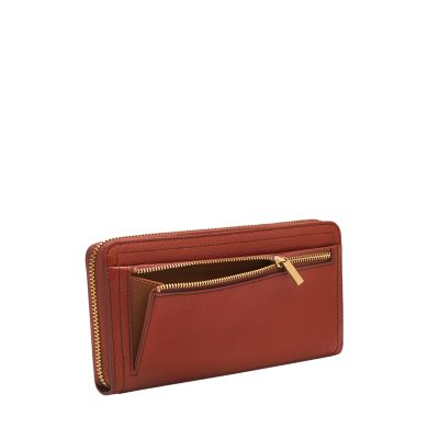 Logan RFID Zip Clutch