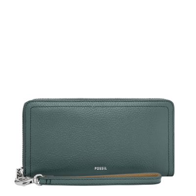 Fossil Zip Clutch Logan RFID