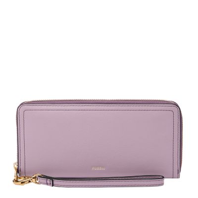 Fossil logan clearance zip clutch