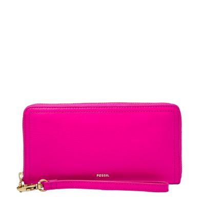 Fossil logan 2024 zip clutch